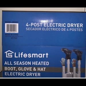 LifeSmart BD001 Lifesmart 4 Post Fast Airflow Boot Dryer